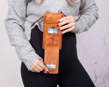 Avjin Leather Crossbody Phone Bag