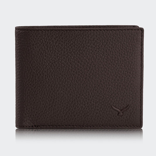 Mens Leather Wallet With Two Compartments