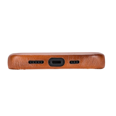 Rock Cover iPhone 15 Leather Slim Case