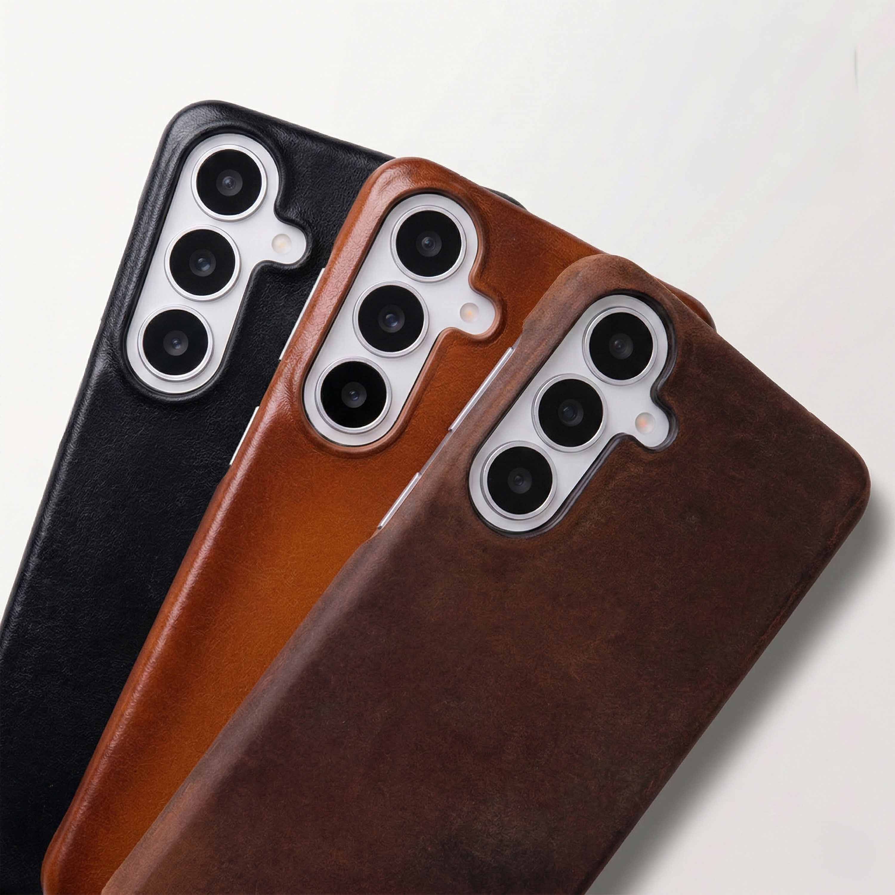 Samsung Galaxy S26 Genuine Leather Case - Ultra-Slim Magnetic