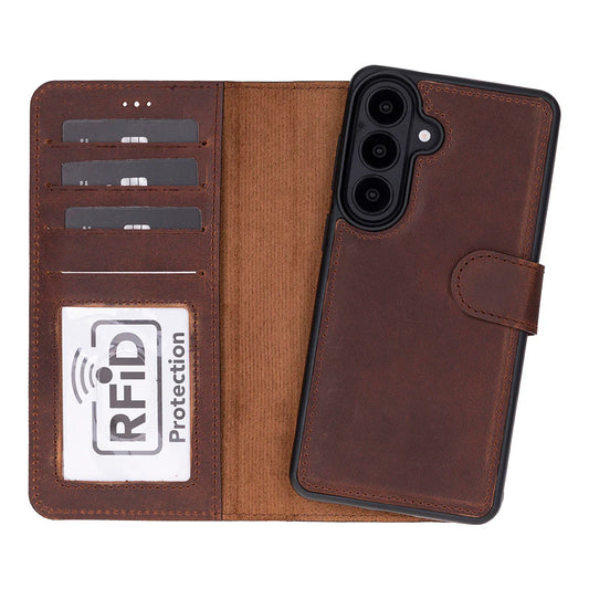 Samsung Galaxy S26 Plus Detachable Leather Wallet Case