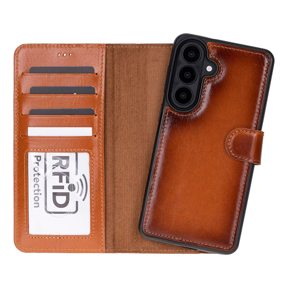 Samsung Galaxy S26 Plus Detachable Leather Wallet Case