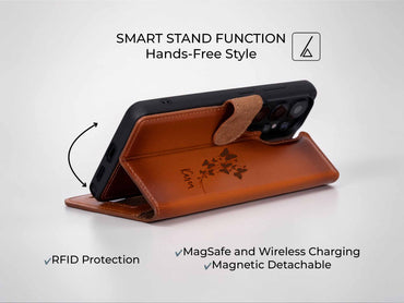 Samsung Galaxy S26 Series Detachable Leather Wallet Case