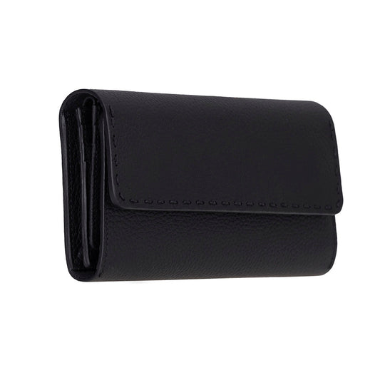 Valora Leather Women’s Wallet - Phone Holder & Multi-Card Organizer
