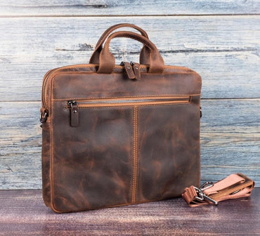 Apollo Geniun Leather Laptop Bag For 13"