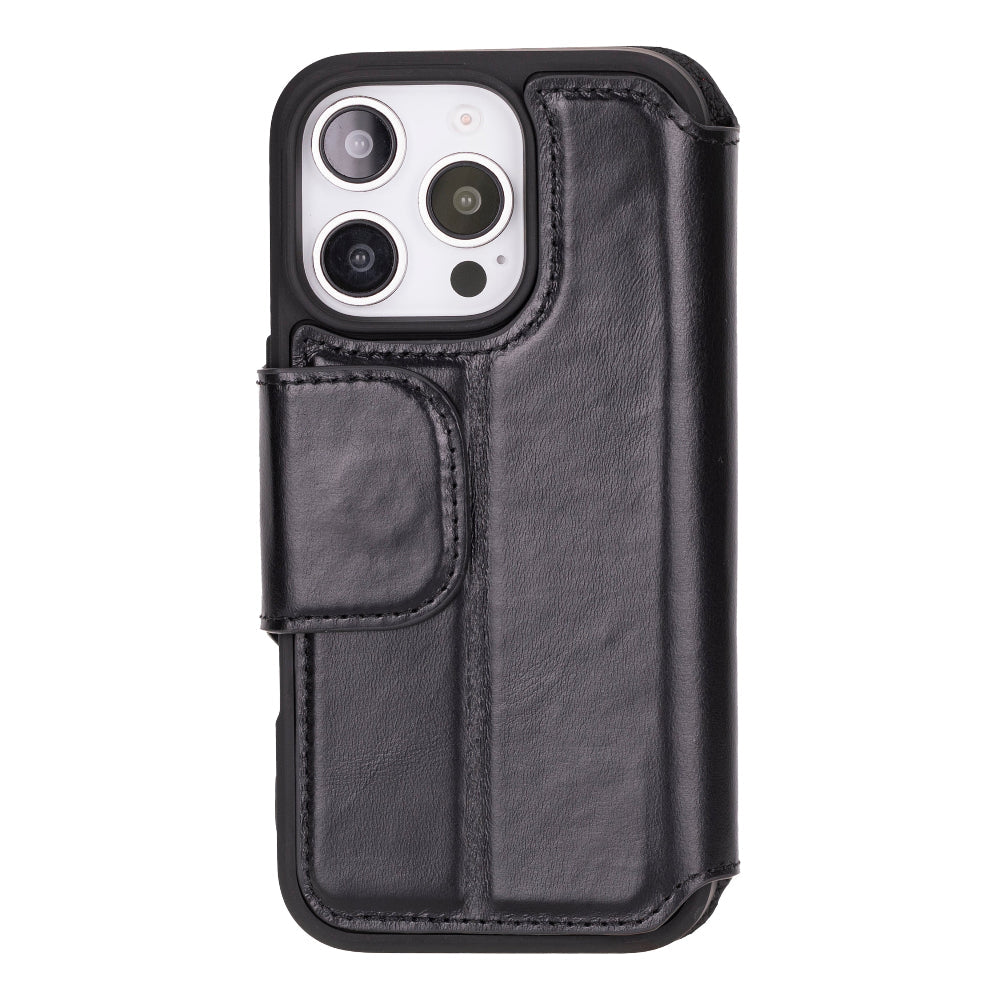iPhone 16 Pro Max Genuine Leather Folio Case