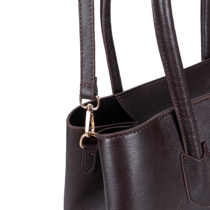Carrera Novelya – Full-Grain Croco Embossed Leather Women's Bag