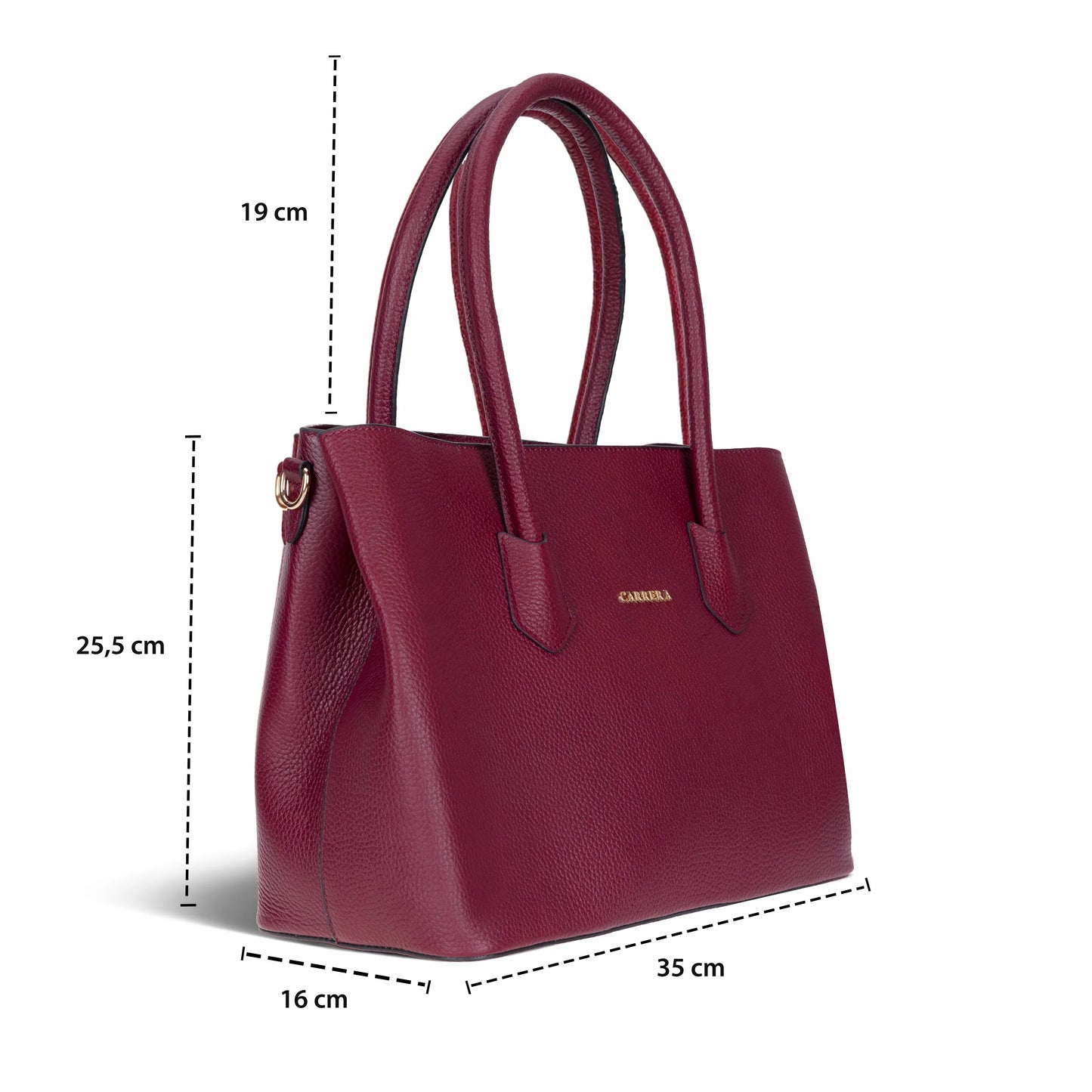 Carrera Novelya – Full-Grain Croco Embossed Leather Women's Bag