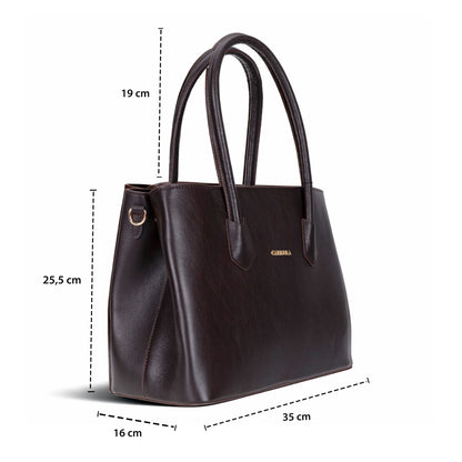 Carrera Novelya – Full-Grain Croco Embossed Leather Women's Bag
