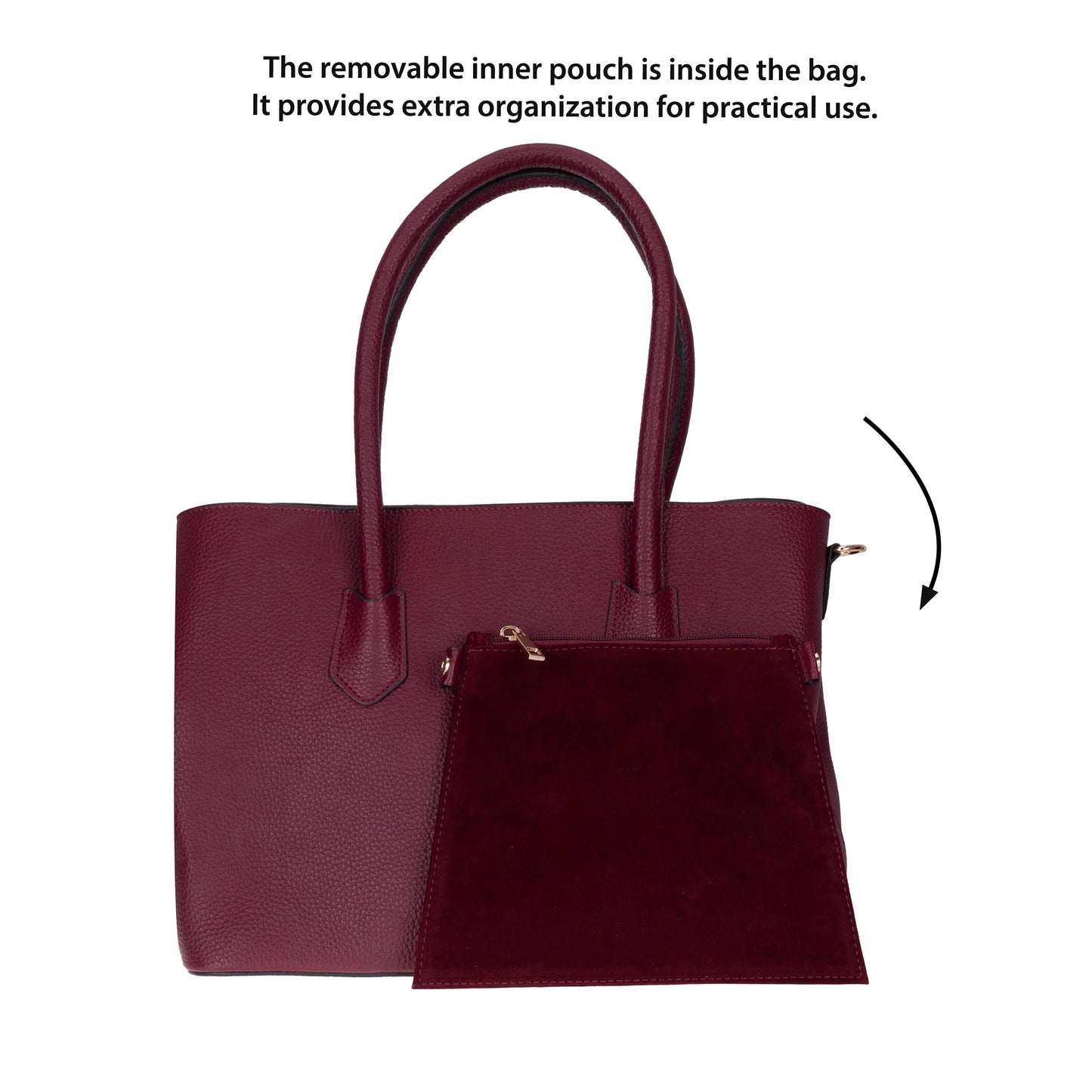 Carrera Novelya – Full-Grain Croco Embossed Leather Women's Bag