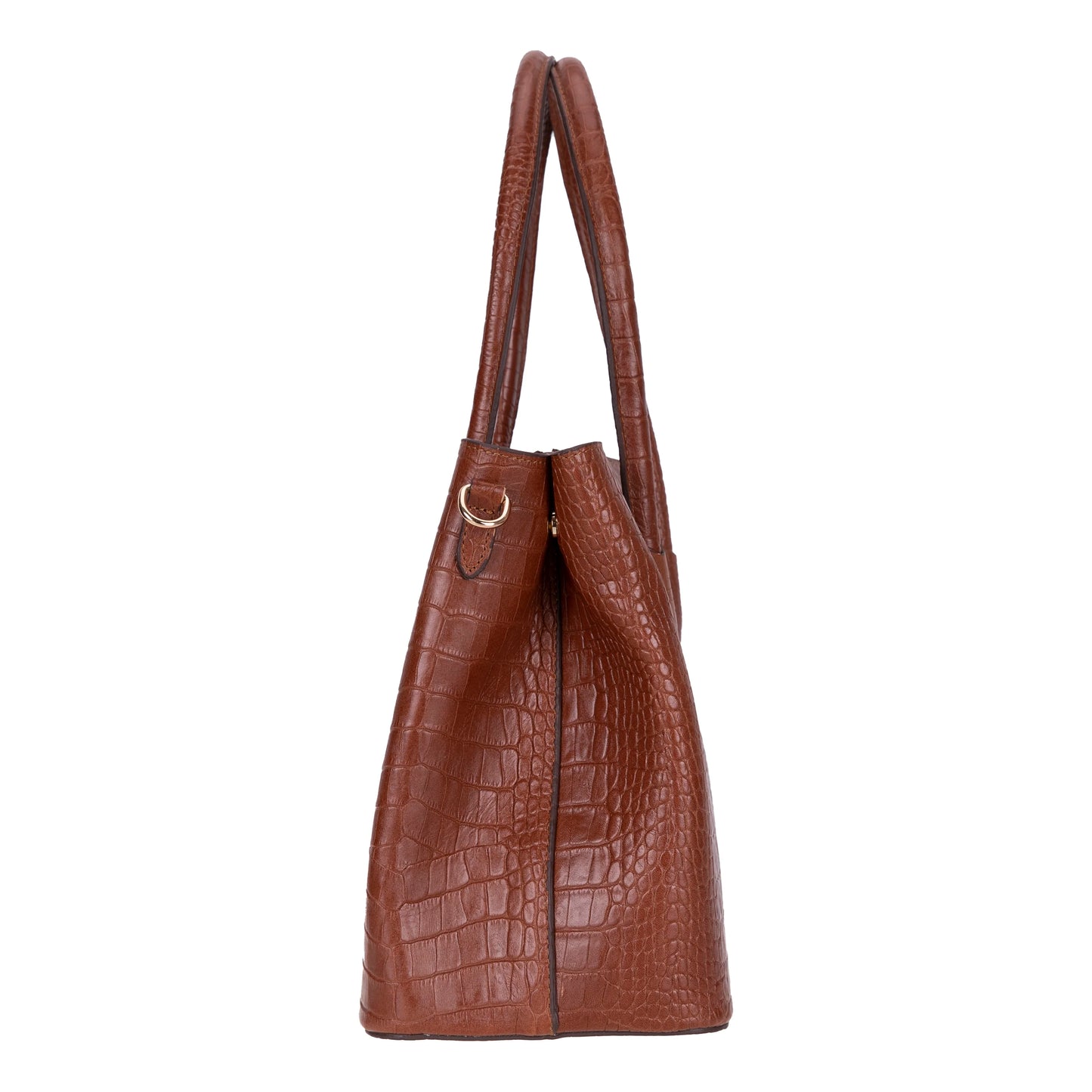Carrera Novelya – Full-Grain Croco Embossed Leather Women's Bag
