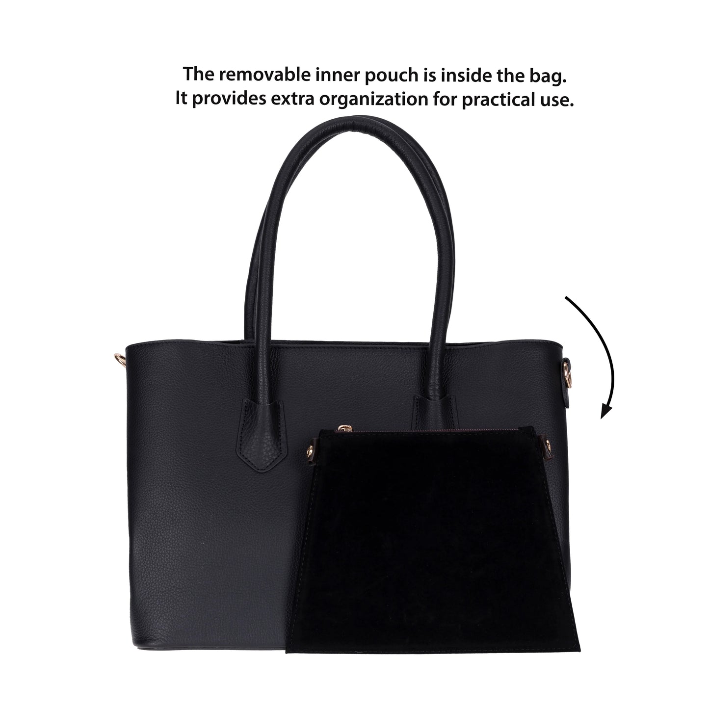 Carrera Novelya – Full-Grain Croco Embossed Leather Women's Bag