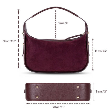 Dolcezza Suede Leather Women's Shoulder Bag