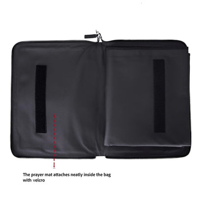 Leather Prayer Rug with Zipper Leather Case