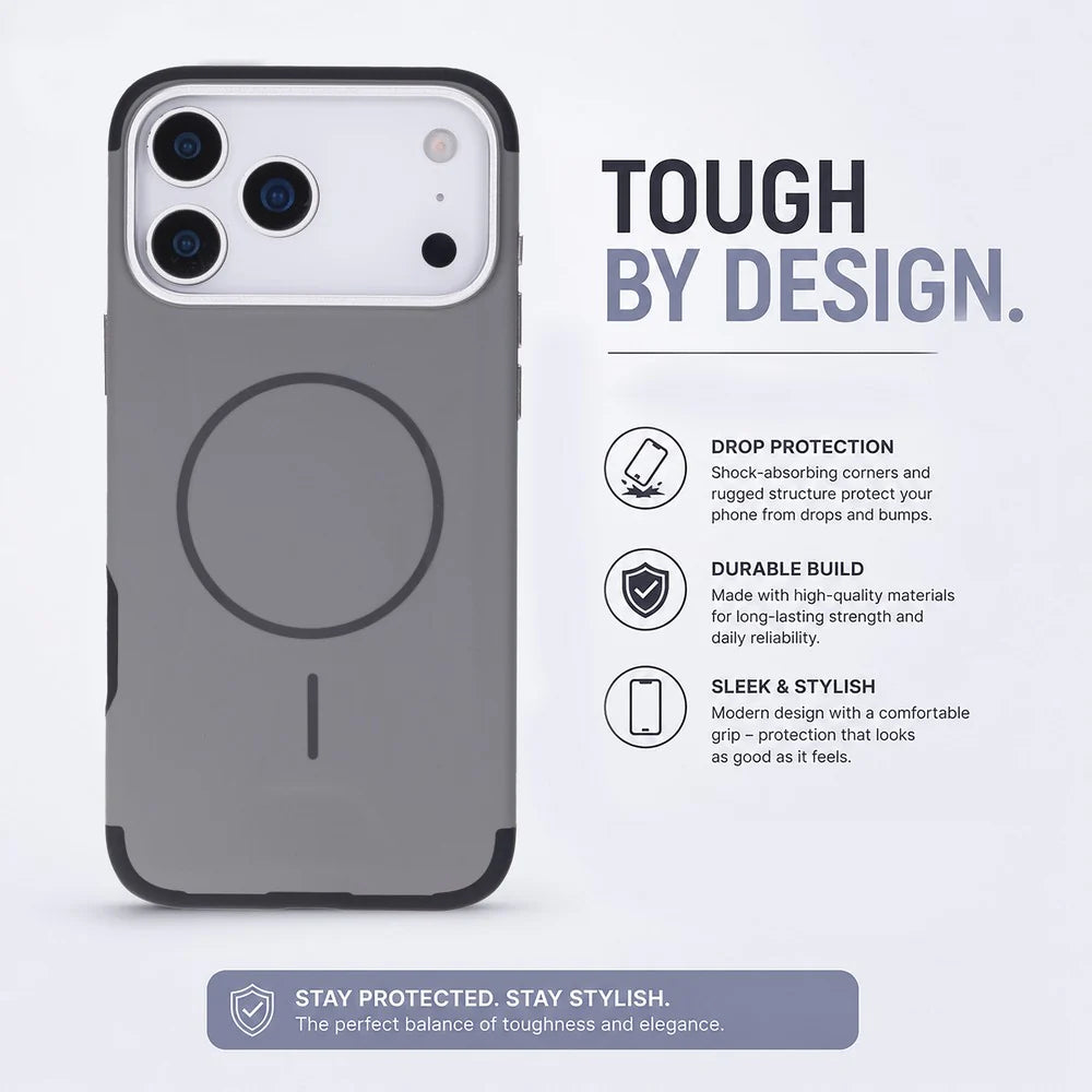 MagSafe iPhone 17 Pro Max Case Frosted Matte Slim Koen