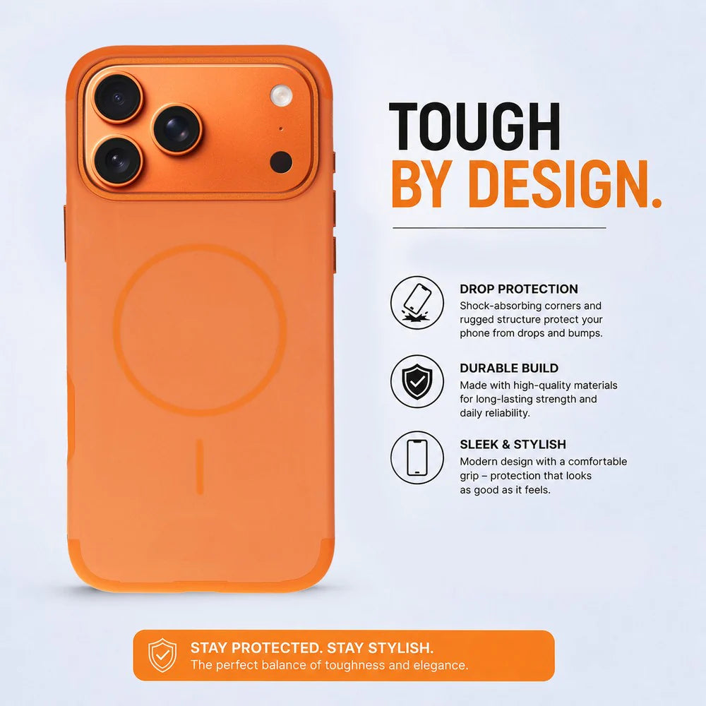 MagSafe iPhone 17 Pro Max Case Frosted Matte Slim Koen