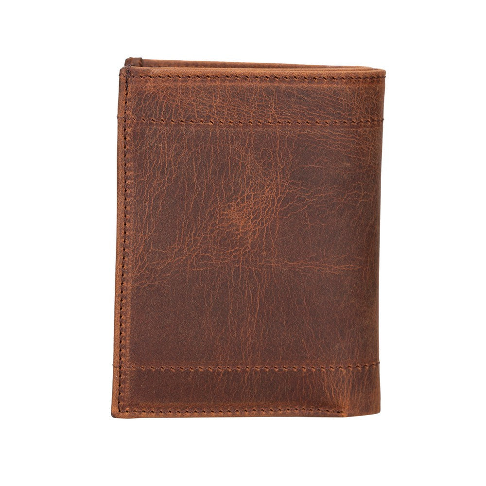 Full Grain Leather Card Holder With AirTag Slot