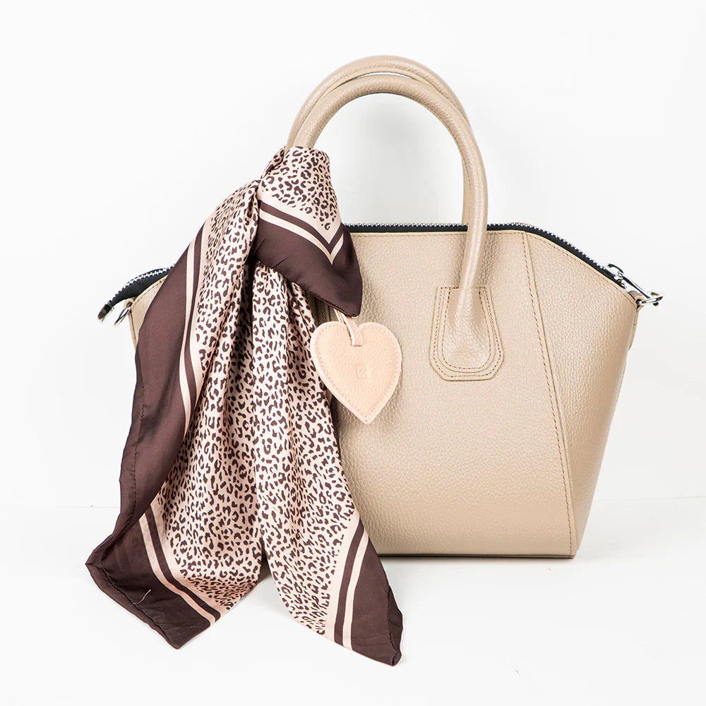 Heart Leather Bag Charm - 5-Pack