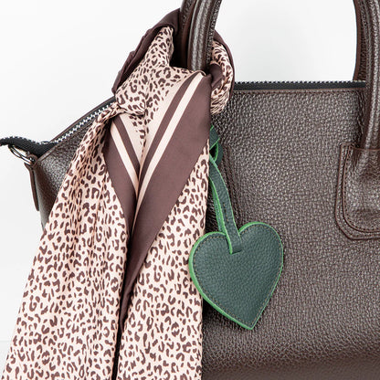 Heart Leather Bag Charm - 5-Pack