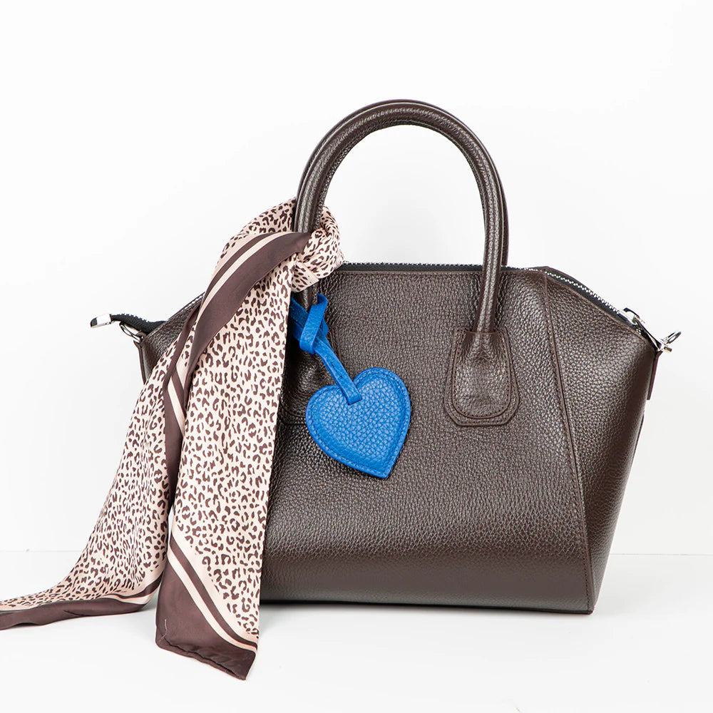 Heart Leather Bag Charm - 5-Pack