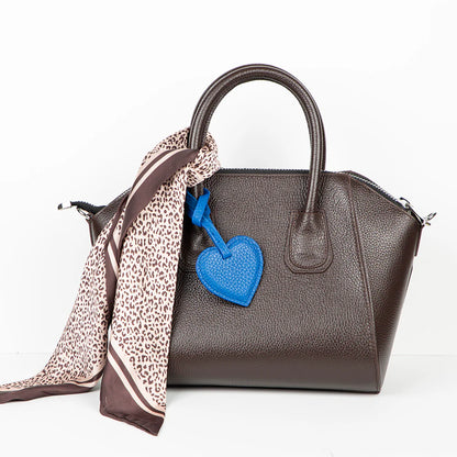 Heart Leather Bag Charm - 5-Pack