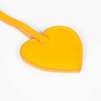 Heart Leather Bag Charm - 5-Pack