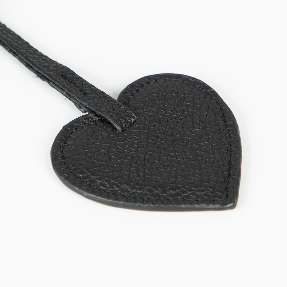 Heart Leather Bag Charm - 5-Pack