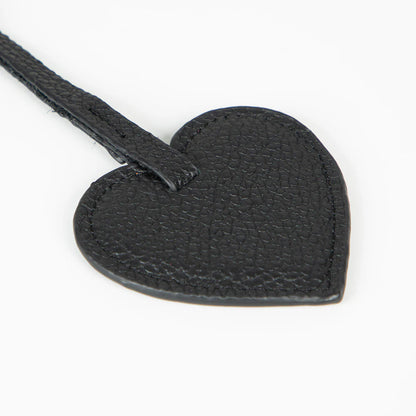 Heart Leather Bag Charm - 5-Pack