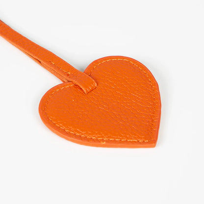 Heart Leather Bag Charm - 5-Pack