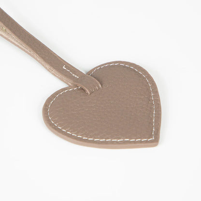 Heart Leather Bag Charm - 5-Pack