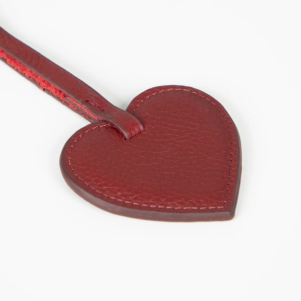 Heart Leather Bag Charm - 5-Pack