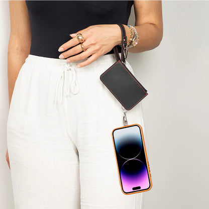 PU Leather Phone Strap Wallet Set Clip-On Crossbody FlexGo