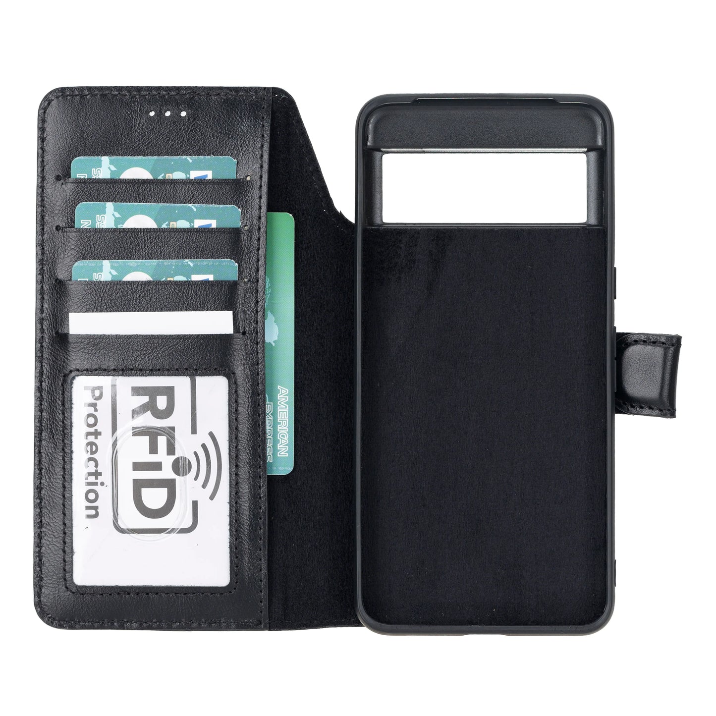 Detachable Leather Wallet Case for Google Pixel 10 & 10 Pro