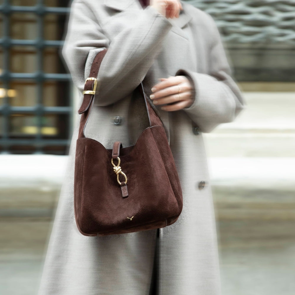 Pebbled Leather Women's Shoulder Bag