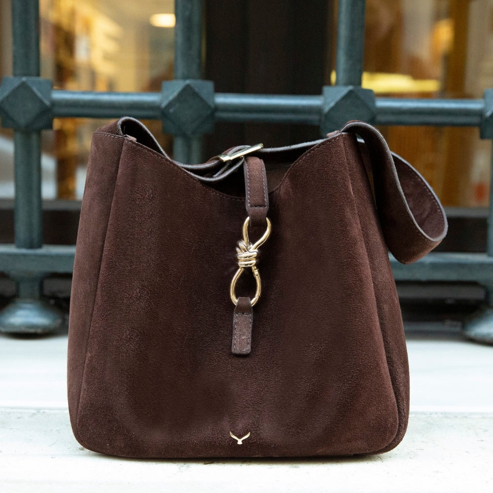 Pebbled Leather Women's Shoulder Bag