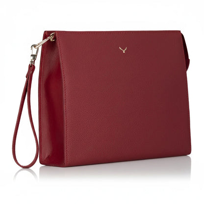 Adorn Genuine Leather Wristlet Clutch | Minimalist Pouch