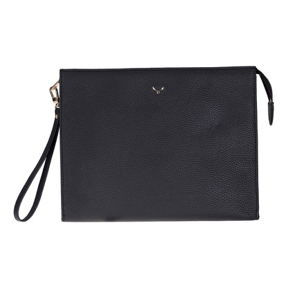 Adorn Genuine Leather Wristlet Clutch | Minimalist Pouch