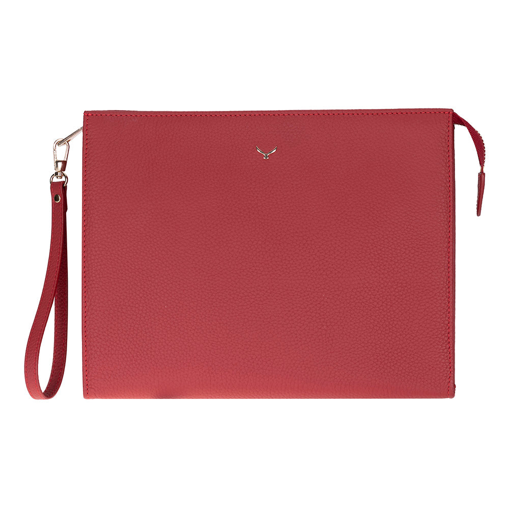 Adorn Genuine Leather Wristlet Clutch | Minimalist Pouch