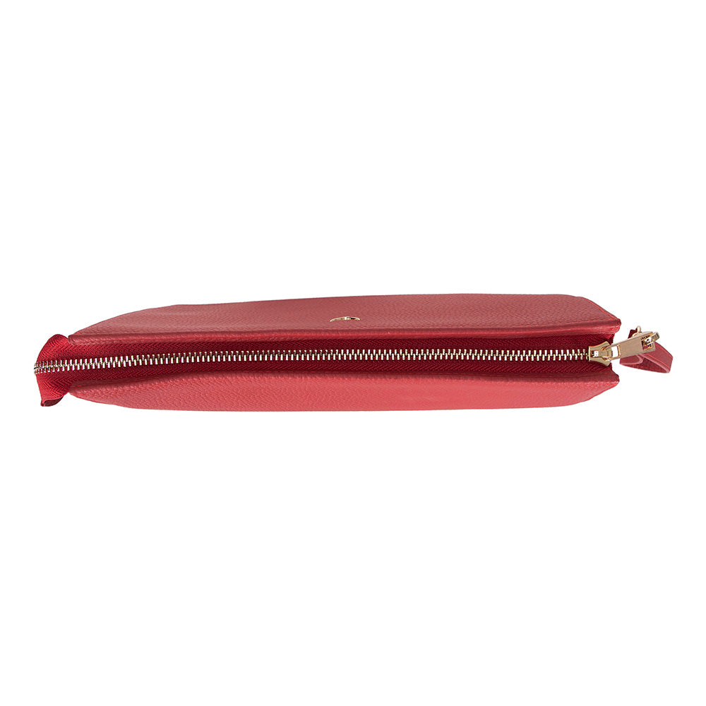 Adorn Genuine Leather Wristlet Clutch | Minimalist Pouch