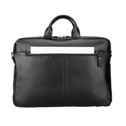 Apollo Leather Business Briefcase / Laptop Bag 16"