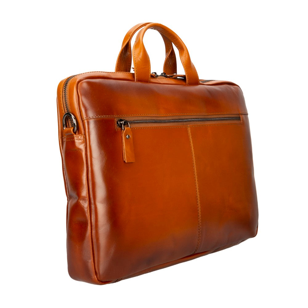 Apollo Leather Business Briefcase / Laptop Bag 16"