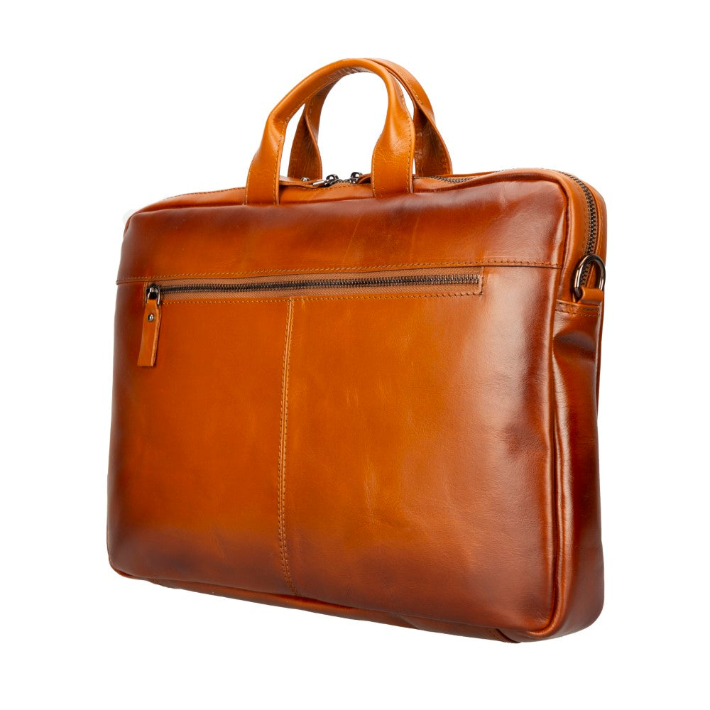 Apollo Leather Business Briefcase / Laptop Bag 16"