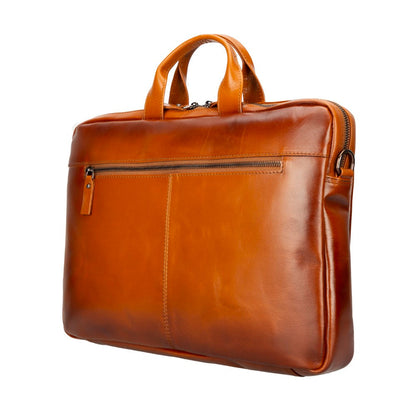 Apollo Leather Business Briefcase / Laptop Bag 16"
