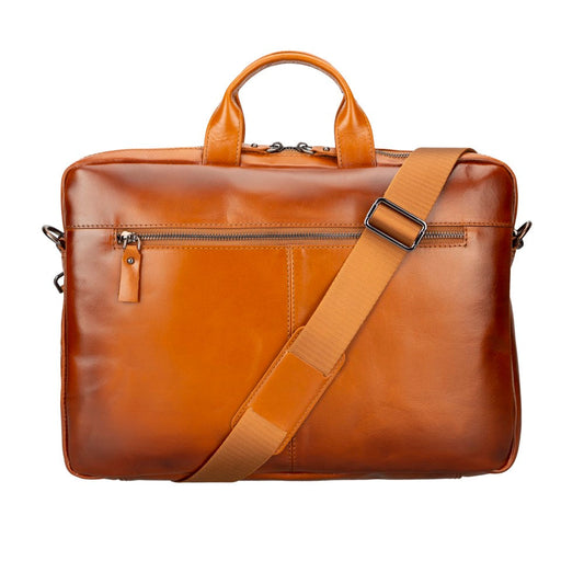 Apollo Leather Business Briefcase / Laptop Bag 16"