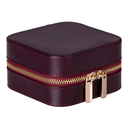 Arden Genuine Leather Jewelry Box – Handcrafted Storage with Velvet Interior