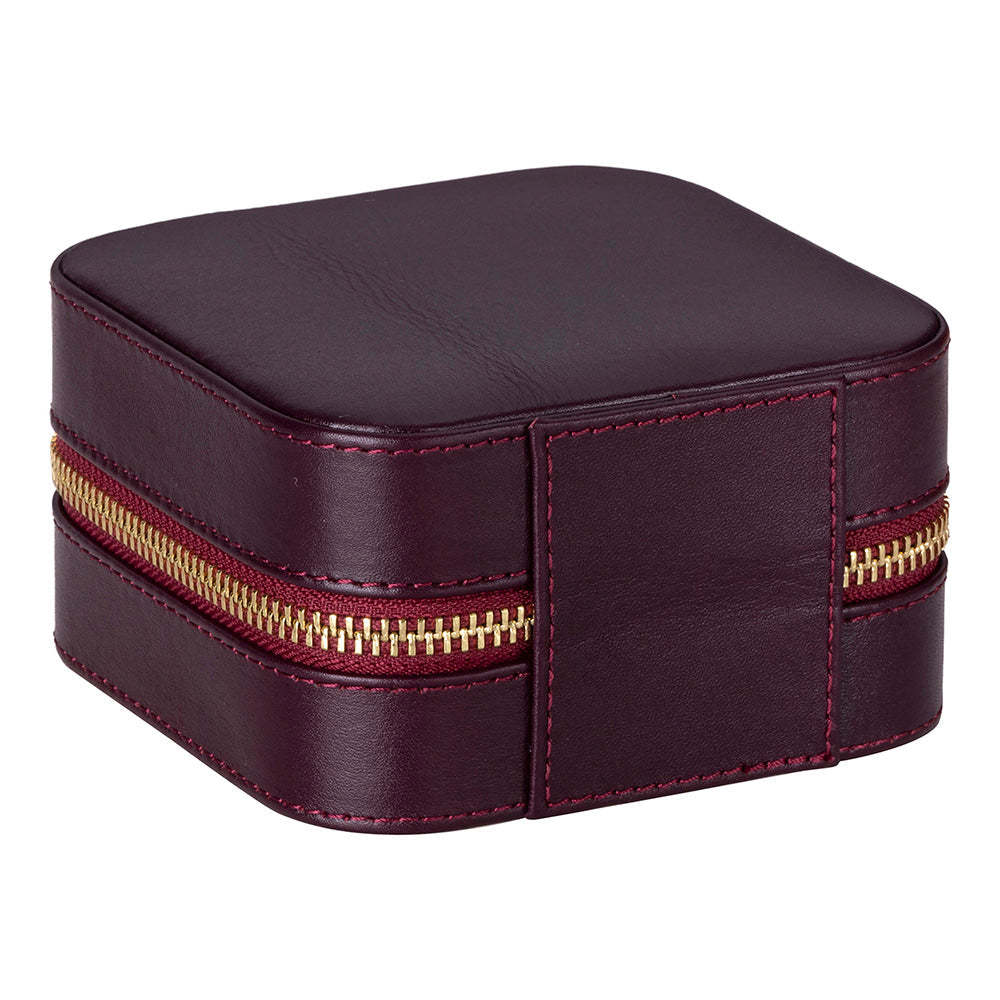 Arden Genuine Leather Jewelry Box – Handcrafted Storage with Velvet Interior