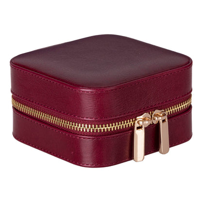 Arden Genuine Leather Jewelry Box – Handcrafted Storage with Velvet Interior