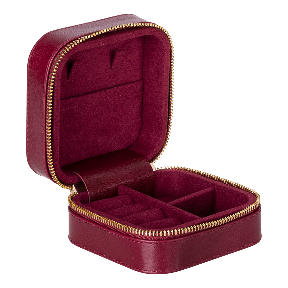 Arden Genuine Leather Jewelry Box – Handcrafted Storage with Velvet Interior