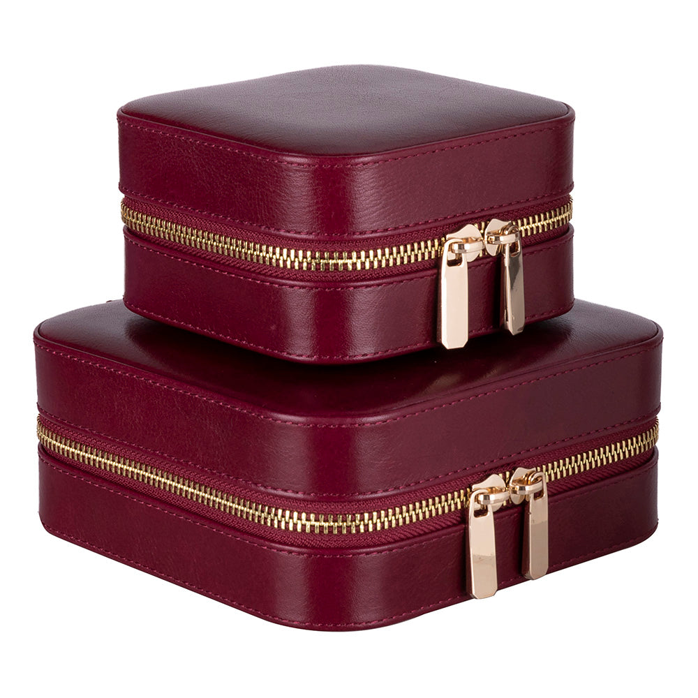 Arden Genuine Leather Jewelry Box – Handcrafted Storage with Velvet Interior