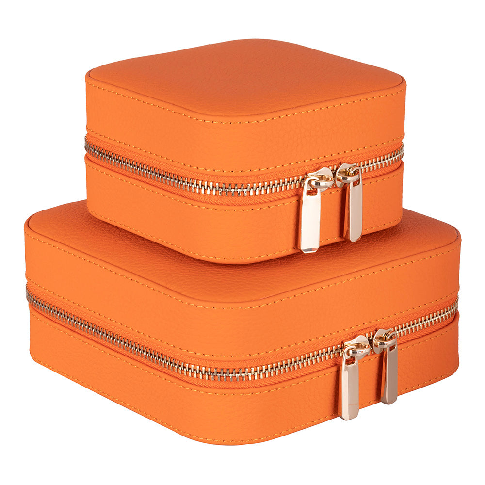 Arden Genuine Leather Jewelry Box – Handcrafted Storage with Velvet Interior